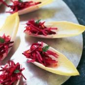 Endive Boats with Marinated Vegetables