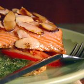 Salmon with Puff Pastry and Pesto