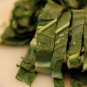 Citrus Collards with Raisins Redux