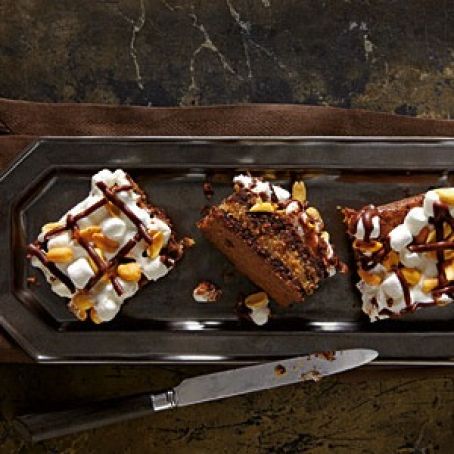 Peanut Butter Mississippi Mud Brownies