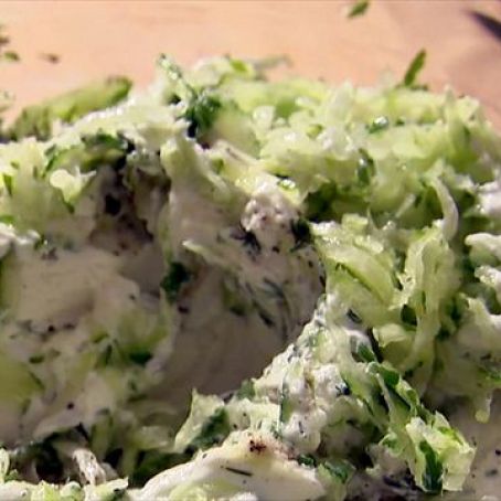 Easy Tzatziki with Toasted Pita Crisps