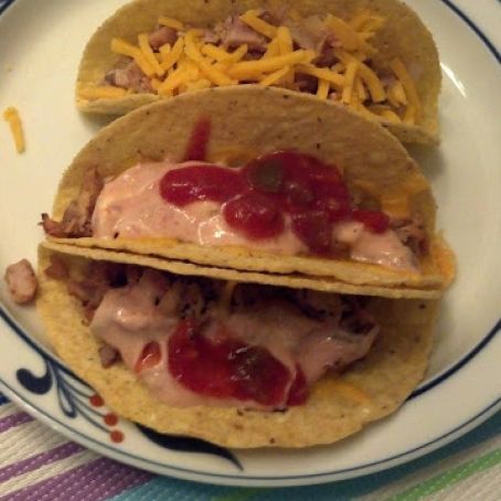 OVEN BAKED HONEY LINE CHICKEB TACOS