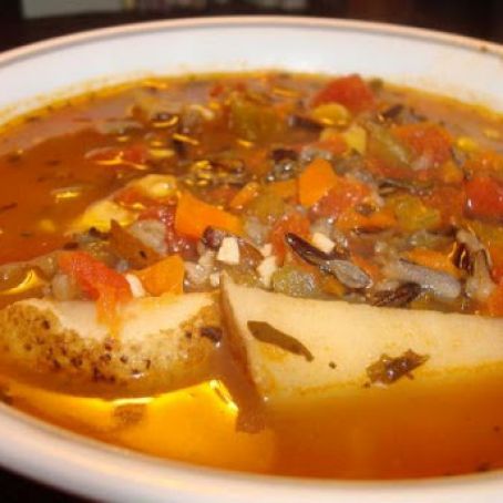 Wild Rice and Vegetable Soup