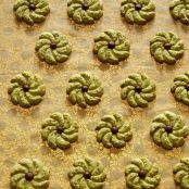 Pistachio Spritz Pinwheels