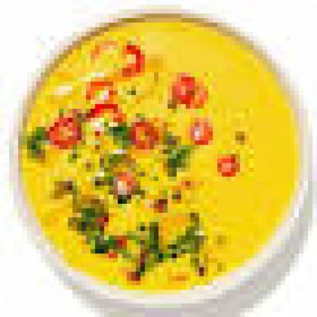 Saffron-Corn Soup