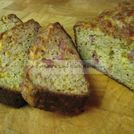 Low Carb Peppered Bacon Cheese Bread