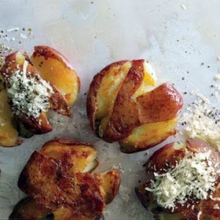 PANFRIED SMASHED POTATOES