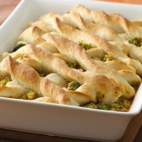 Broccoli-Cheese Breadstick Bake