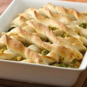 Broccoli-Cheese Breadstick Bake