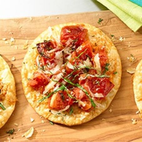 Oven Roasted Tomato and Manchego Tartlets