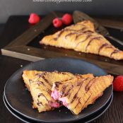 Raspberry Cream Empanadas