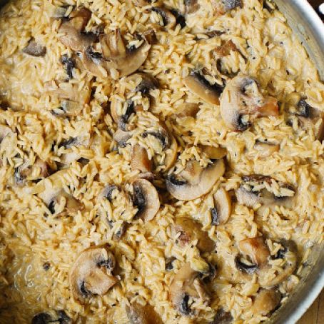 Easy mushroom risotto (Gluten Free)
