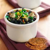 Creamy Saucy Gluten Free Black Bean Chicken Chili