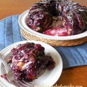 Cinnamon Roll Blackberry Brunch Bread