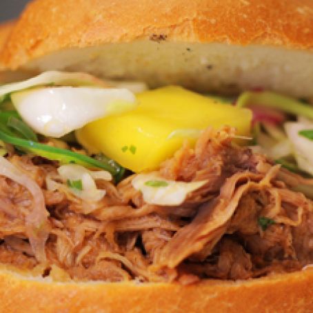 Bourbon-Mango Pulled Pork