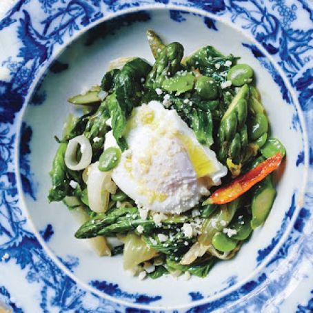 POACHED-Poached Eggs over Scafata