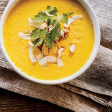 Carrot, Avocado & Coconut Soup from Thrive Energy Cookbook