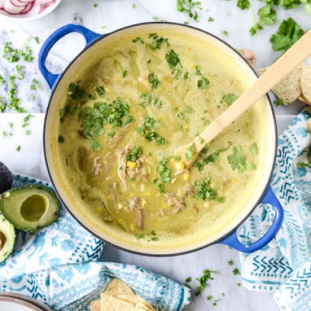 Late Summer Corn Tortilla Soup