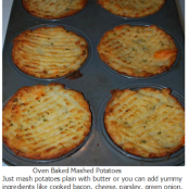Oven Baked Mashed Potatoes