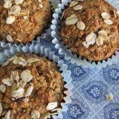 No Flour, Sugar Free, Oil Free Healthy Oatmeal Muffins Recipe