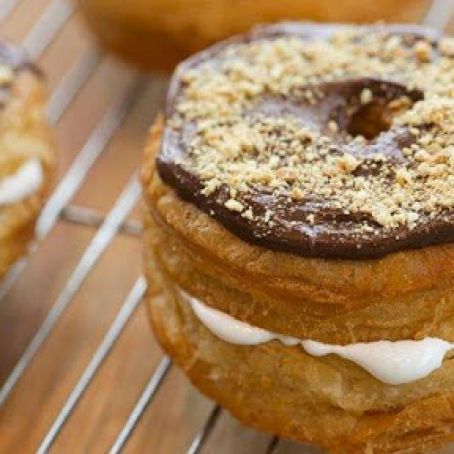 S'mores Crescent Doughnuts