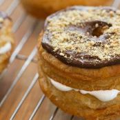 S'mores Crescent Doughnuts