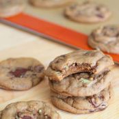 Soft-Baked Andes Mint Chocolate Chunk Cookies