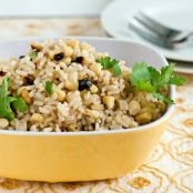 Grilled Corn and Poblano Rice