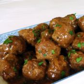 Meatballs in Caramelized Onion Gravy