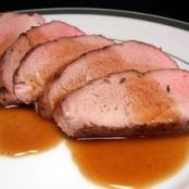 Spiced Pork Tenderloin with Maple Chipotle Sauce
