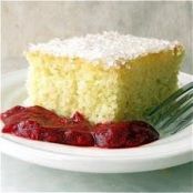 Raspberry Lime Rickey Cake