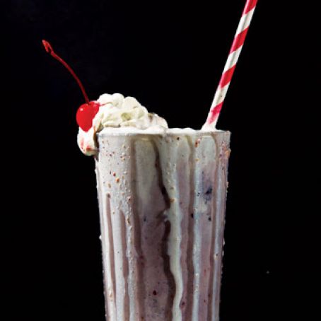 Blueberry Pie Milk Shake