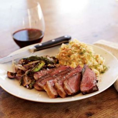 Sides (Baked Goat Cheese Orzo)