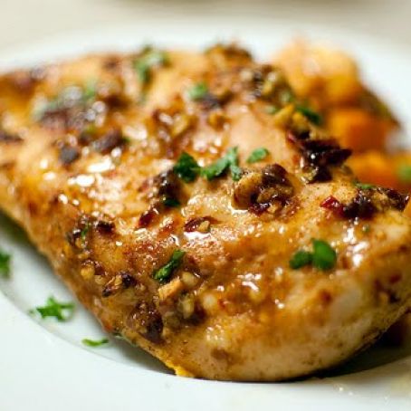 Spiced Chipotle Honey Chicken Breasts with Sweet Potatoes