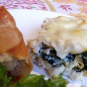 Creamy Spinach Lasagne Rolls