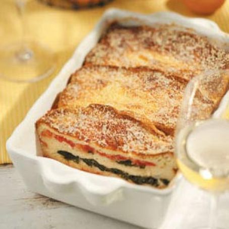 Spinach & Tomato Strata (Amy's)