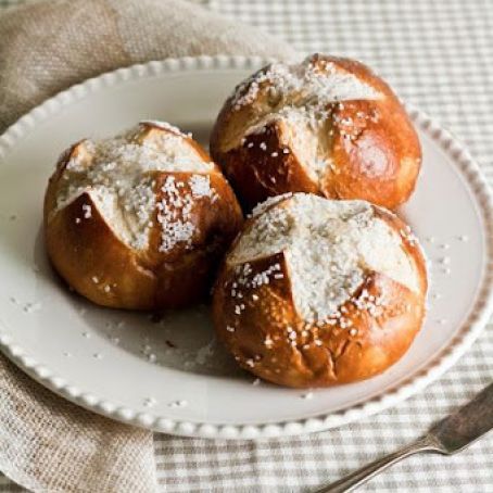 Soft Pretzel Bread Buns