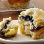 Blueberry-Almond Crème Muffins