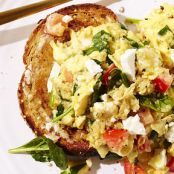 Quinoa, Spinach, and Feta Scramble