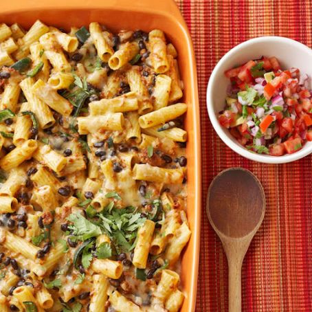 Mexican Rigatoni and Cheese