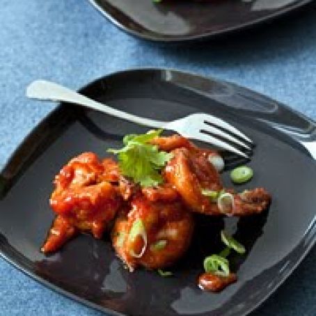 Mama Chang's Stir-Fried Shrimp and Scallions