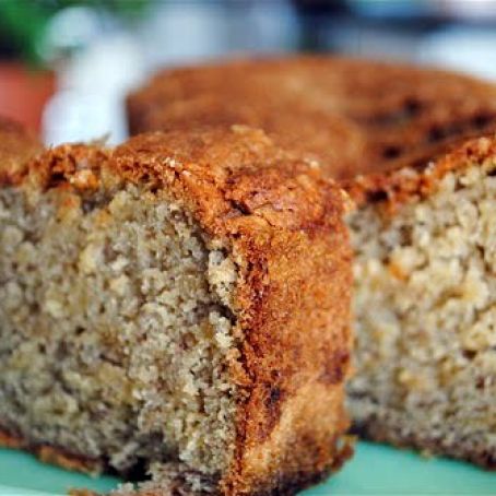 Sweet Cream Banana Bread w/ Carmelized Sugar Crust