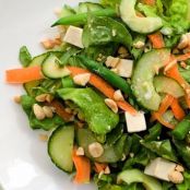 Chilled Tofu Salad with Miso-Ginger Vinaigrette Recipe