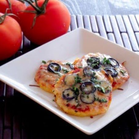 Mini Polenta Pizzas
