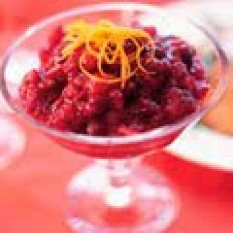 Spiced Cranberry Sauce with Orange