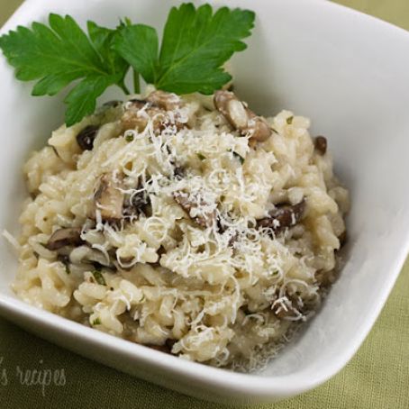 Chanterelle and Porcini Mushroom Risotto
