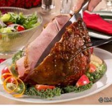 Apple Butter Glazed Ham