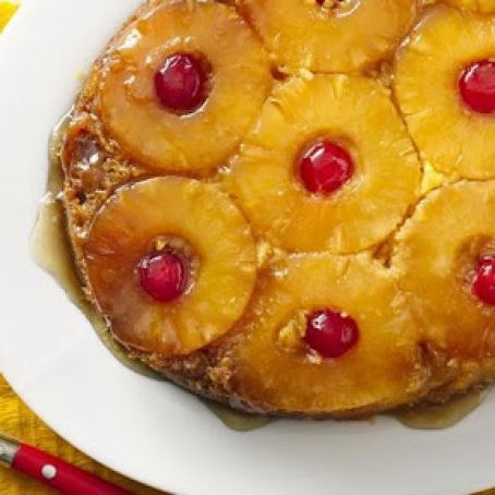 Slow-Cooker Pineapple Upside Down Cake