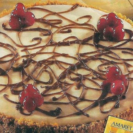 Ammaretto mousse cheesecake