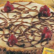 Ammaretto mousse cheesecake